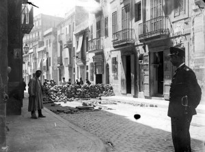 Salmerón barricada 1909